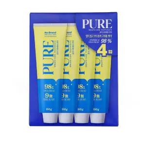 노브랜드 퓨어 구취케어 치약 150g*4개입
