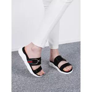 [하프클럽/]국내제작 골드체인 쿠션 슬리퍼_25S197