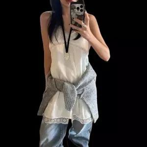 [하프클럽/]레이어드 레이스 미니 스커트 여성 뷔스티에