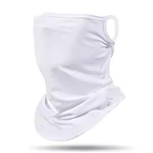 여름넥워머 윈드 멀티스카프 화이트 메쉬 귀걸이형 (WFHJKGS)