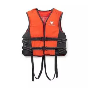M 국산 물놀이안전 구명조끼 돌핀 오렌지 수영조끼 (WFHJKYZ)
