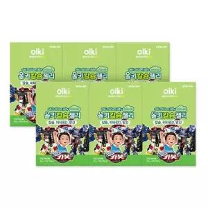 올키X헬로카봇 칼슘젤리 샤인머스캣맛 6박스 90일분)  비타민D 망간