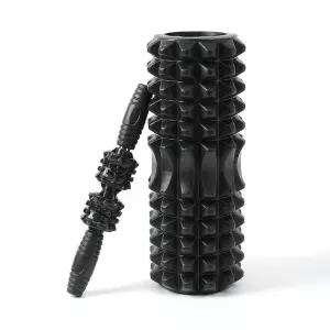 33cm 세트 스트레칭 요가 마사지스틱+폼롤러 바디힐링 (WFHJDZC)