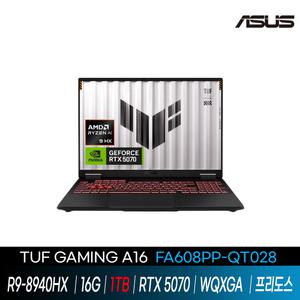 ASUS TUF A16 FA608PP-QT028 SSD 1T 교체 //라이젠R9-8940H / 16G / RTX 5070 /프리도스/GI
