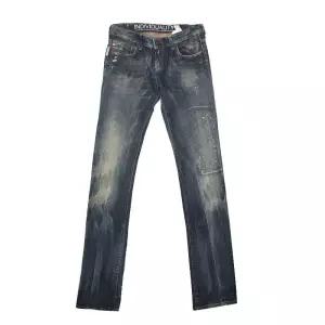 [중고명품] 알마니진스 블루 데미지 워싱 데님팬츠 27