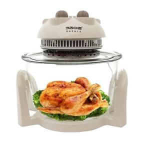 키친아트 대용량 7L 지속 열 순환 시스템 광파 전기오븐_베이지