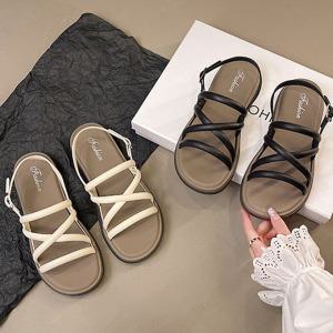 캐쥬얼 정장 데일리 플랫샌들 2993 슬리퍼 비치슬리퍼 여행 일상 여름 신발 슈즈