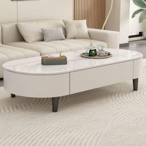 타원형 테이블 거실 리프트업 템바보드 쇼파 높은 원형