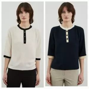 [올리비아로렌]VOC AL4M 3341 블라우스_GN