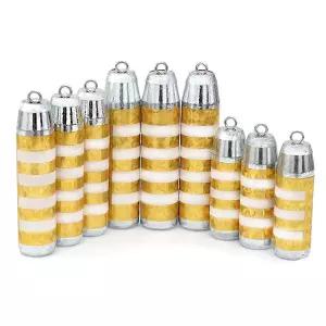 [머털낚시]금빛 홀로그램 테이프 야광 고리 봉돌 문어 전용 싱커 대구 우럭 30호 40호 50호