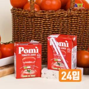 포미 착즙 100% 첨가물 없는 이탈리아산 토마토주스 200ml x 24입