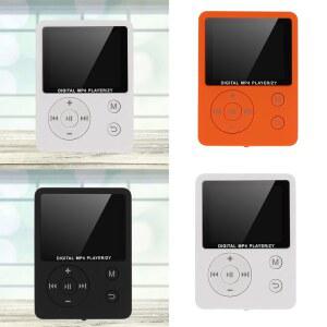 MP4 미니 MP3 플레이어 5mm 이어폰 포트 FM 라디오 오디오 녹음 음악 장치 TFT 스크린