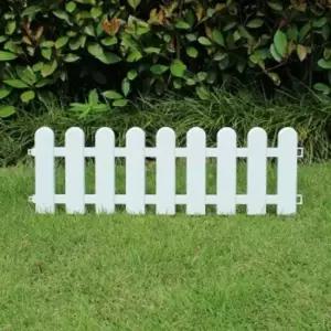 초록정원플라스틱울타리10p세트둥근헤드울타리 정원울타리 텃밭울타리 조경울타리