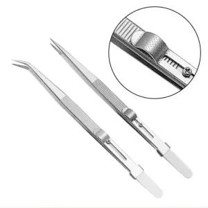 정밀 잠금 핀셋 스텐 세밀 플레이팅 다꾸 여드름 인스 연구 공예 집게