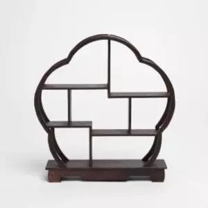 아트피플-F04 매화 찻잔 다관 장식장 원목 미니선반 장식장 미니장식장 미니선반 진열장