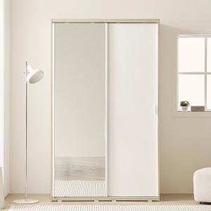 아씨방가구 레오 빅 키큰 행거형 전신거울 슬라이딩 옷장 장롱 1200