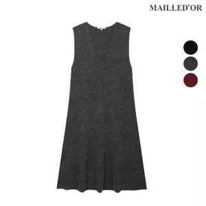 [홈쇼핑인기]메리노울100 뷔스티에 홀가먼트 원피스