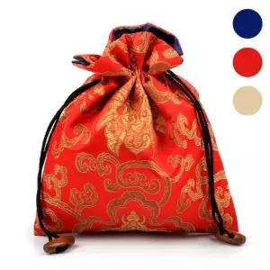 큰복주머니 추석 명절 전통 자수 용돈주머니 선물 파우치 외국인 한복