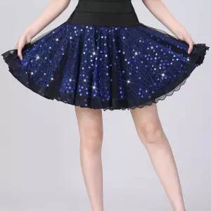 사교 방송 댄스 스커트 라인댄스치마 왈츠 공연복 무대 의상