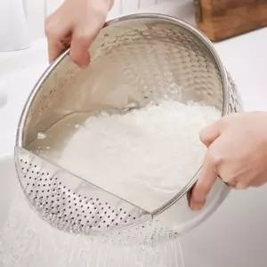 바겐슈타이거 멀티 쌀세척볼 야채세척 탈수 스텐304 쌀씻는그릇