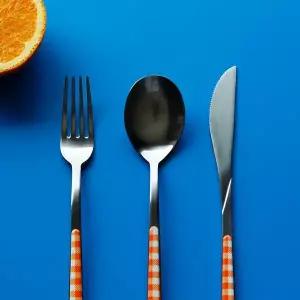 [예반]네바 무광 스텐 커트러리 3p디너세트 (스푼+포크+나이프)