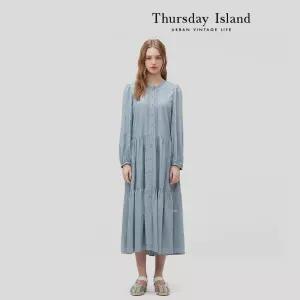 [Thursday Island] 롱 티어드 원피스(T232MOP301W)