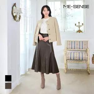 [미센스] 인조가죽 롱스커트_MB39SKMD01Z