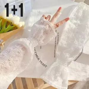 봄 여름 가을 여성 하늘하늘 쿨 자외선차단토시 1+1