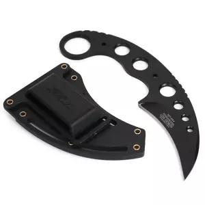 엠테크USA 고정식 카람빗 나이프 MT-664 핑거홀카람빗 미니나이프 전용 카이덱스 쉬스 제공