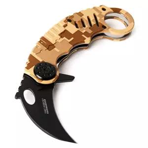 택포스 TF-620DM 접이식 카람빗 나이프 핑거홀카람빗 미니나이프