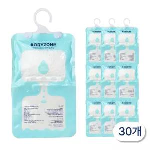 드라이존 제습제 80g 30개입 뽀송한 옷걸이형 습기제거제