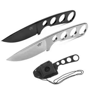 산렌뮤 7130 픽스드 미니 나이프 넥나이프 다용도칼 허리벨트용 쉬스 제공