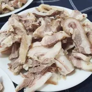 국내산 슬라이스 돼지머리 수육고기 1kg