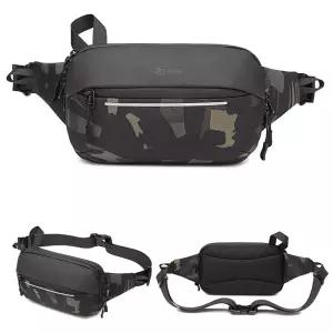  카자리코 슬링백 남녀공용 확장가능 힙색 크로스백 학생 여행가방 등산 아웃도어 라이딩 캐주얼 허리백 숄더백 방수