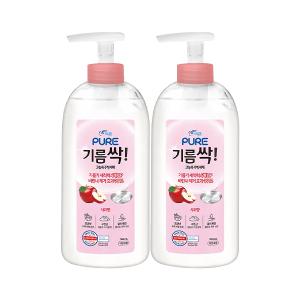 피죤 퓨어 기름싹 주방세제 사과향 700ml, 2개
