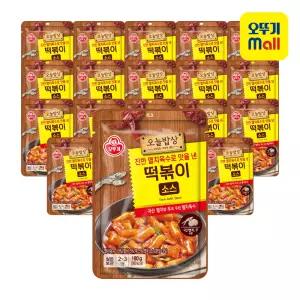 오뚜기 오늘밥상 진한멸치육수로맛을낸떡볶이소스 180g 20개