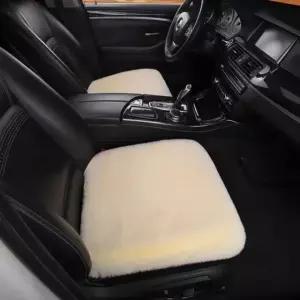 차량용 털방석 운전석 겨울 자동차 쿠션 털 보온 방석 (WFJL6FJ)