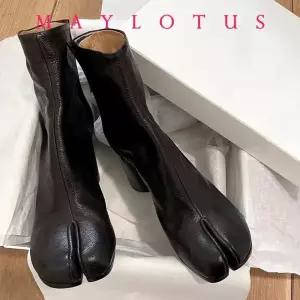 스플릿 타비 부츠 미들 패션여성 화이트 발가락 S58WU0 가을