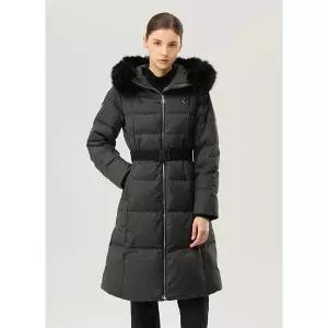 [르꼬끄](강남점)[이월][60% OFF] 여성 울 구스 롱다운 DGR / QP422ODJN3