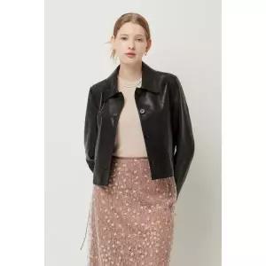 [롯데백화점]시슬리 베지터블 램스킨 크롭 자켓 SALE37561