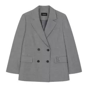 갤러리아 (르샵블랑)레터링 자수 포켓 더블 자켓 U1F31WJK040