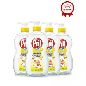 주방세제 프릴 베이킹소다/맑은식초 700ml(용기) x 4개