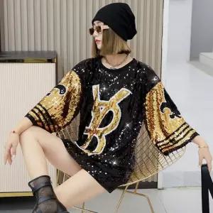 반짝이 스팽글 티셔츠 아랑고고장구 댄스복 난타복 줌바 방송댄스 힙합 단체 체조 무대 공연복