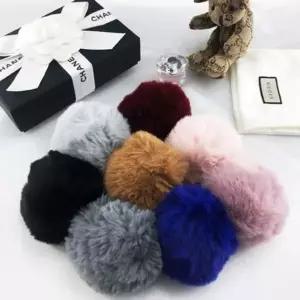 래빗퍼 폼폼이 백 참 키링 키홀더 택 1 WFIBP5O