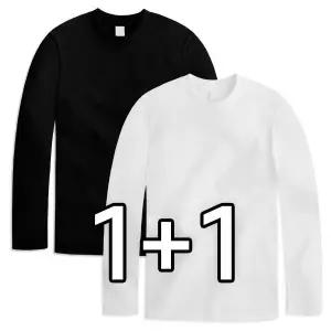 [엠엔씨][MNC] 1+1 남녀공용 기본무지 17수긴팔티 (MDLT859TS)