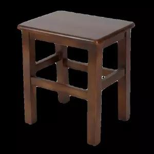 나무 식탁의자 티테이블 높은 체어 호두색 인테리어 엔틱