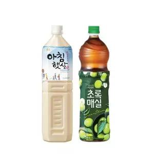 [웅진식품][6+6] 아침햇살 1.5L 6입 + 초록매실 1.5L 6입