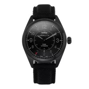 해밀턴 남성 가죽 시계 카키필드 오토매틱 H70695735