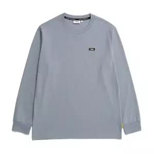 [내셔널지오그래픽] N231UTS910 스몰 로고 베이직 긴팔 티셔츠 STEEL BLUE