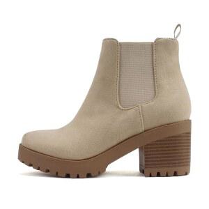 러그 솔 엘라스틱 고어와 힐이 포함된 소다 탑 슈즈 재버 발목 부츠